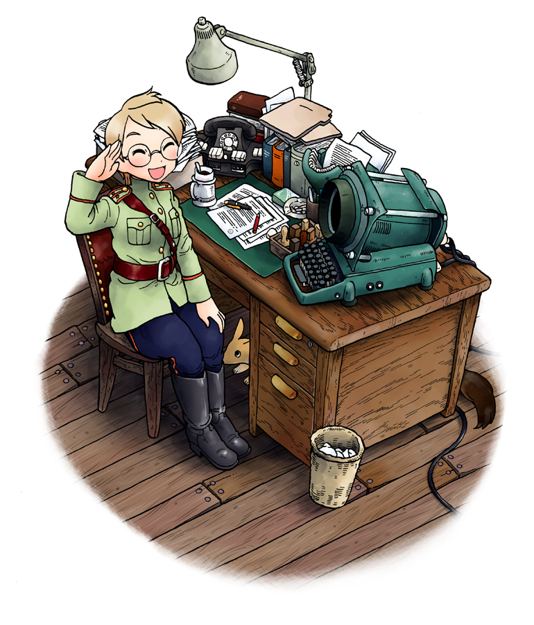 martina m mayakovskaya and stamp (taihou to stamp) drawn by hayami_rasenjin