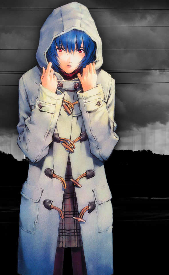 ayanami rei (neon genesis evangelion) drawn by sadamoto_yoshiyuki