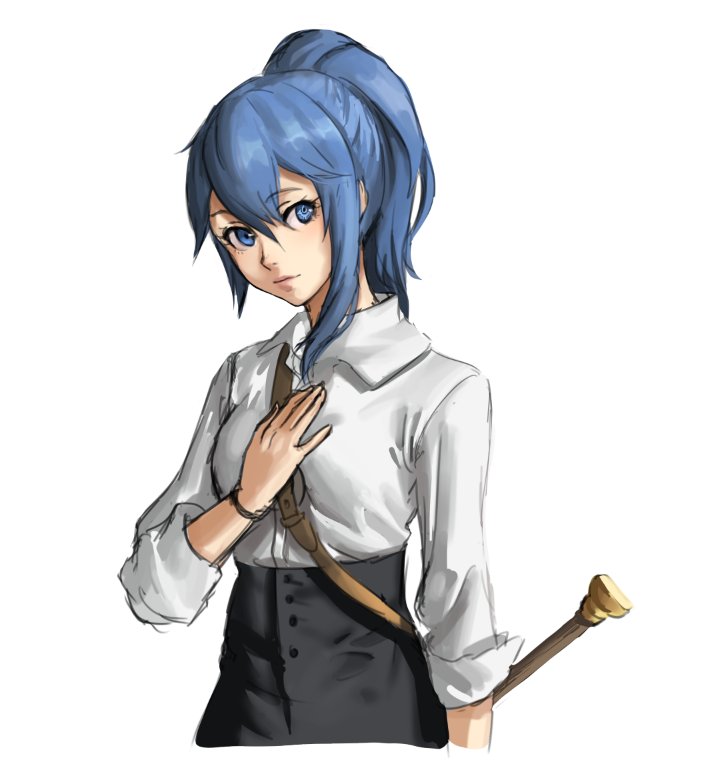 lucina (fire emblem and 1 more) drawn by athenawyrm and falcoon