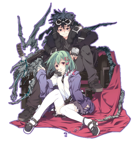 anmoto shiika and kusuriya daisuke (mushiuta) drawn by ruroo