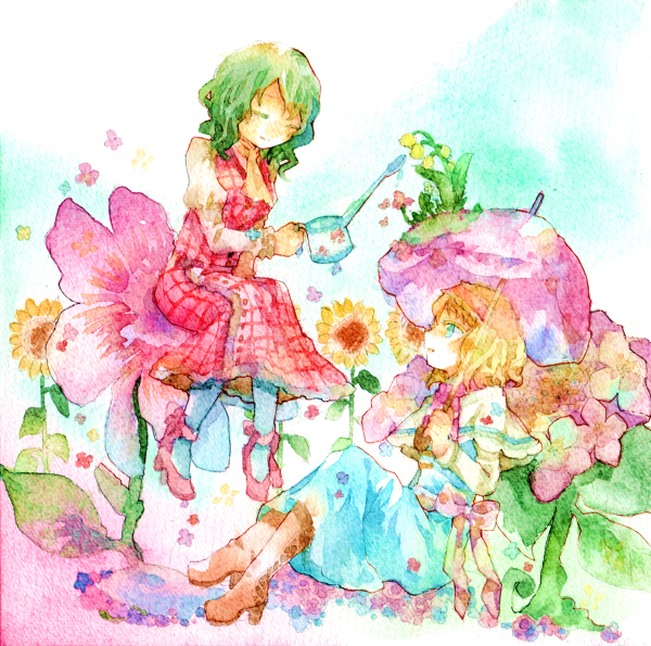 alice margatroid and kazami yuuka (touhou) drawn by legomaru