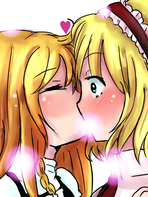 kirisame marisa and alice margatroid (touhou) drawn by koro-ro