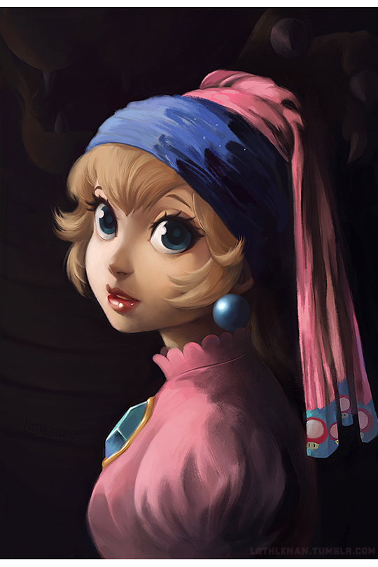 princess peach and bowser (mario and 1 more) drawn by andrea_tamme