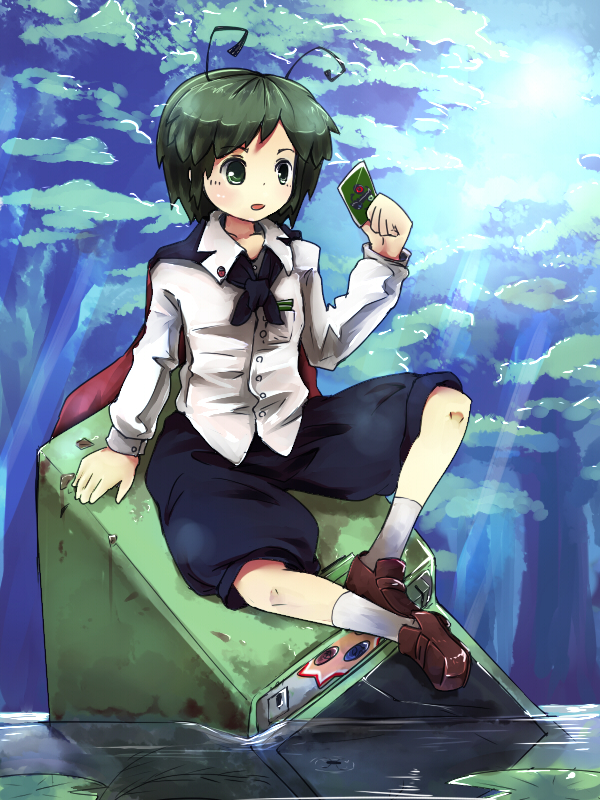 wriggle nightbug (touhou and 2 more) drawn by murani