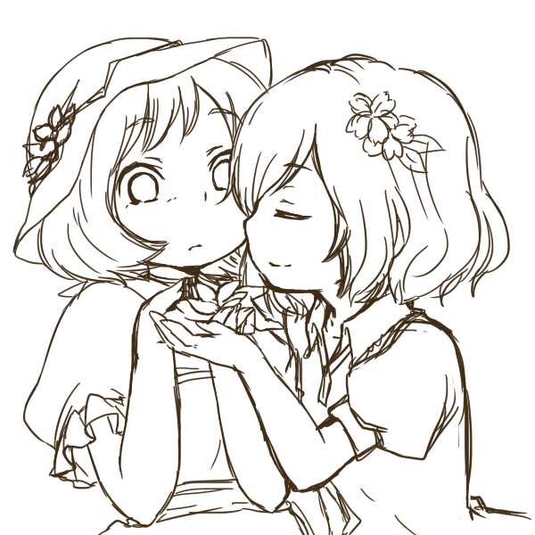 aki minoriko and aki shizuha (touhou) drawn by siroooo