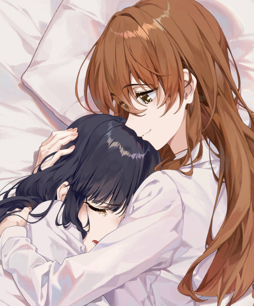 touma kazusa and ogiso setsuna (white album and 1 more) drawn by cheese_kang