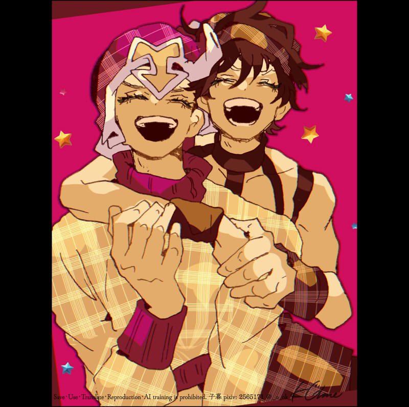 guido mista and narancia ghirga (jojo no kimyou na bouken and 1 more) drawn by o_ok