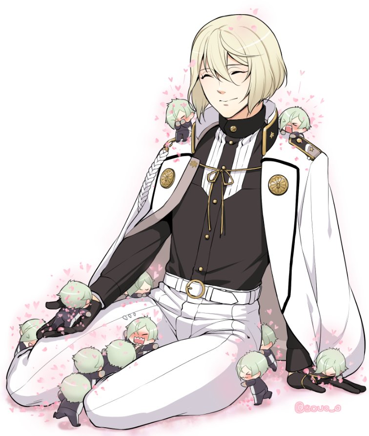 higekiri and hizamaru (touken ranbu) drawn by soul_(tamashii)