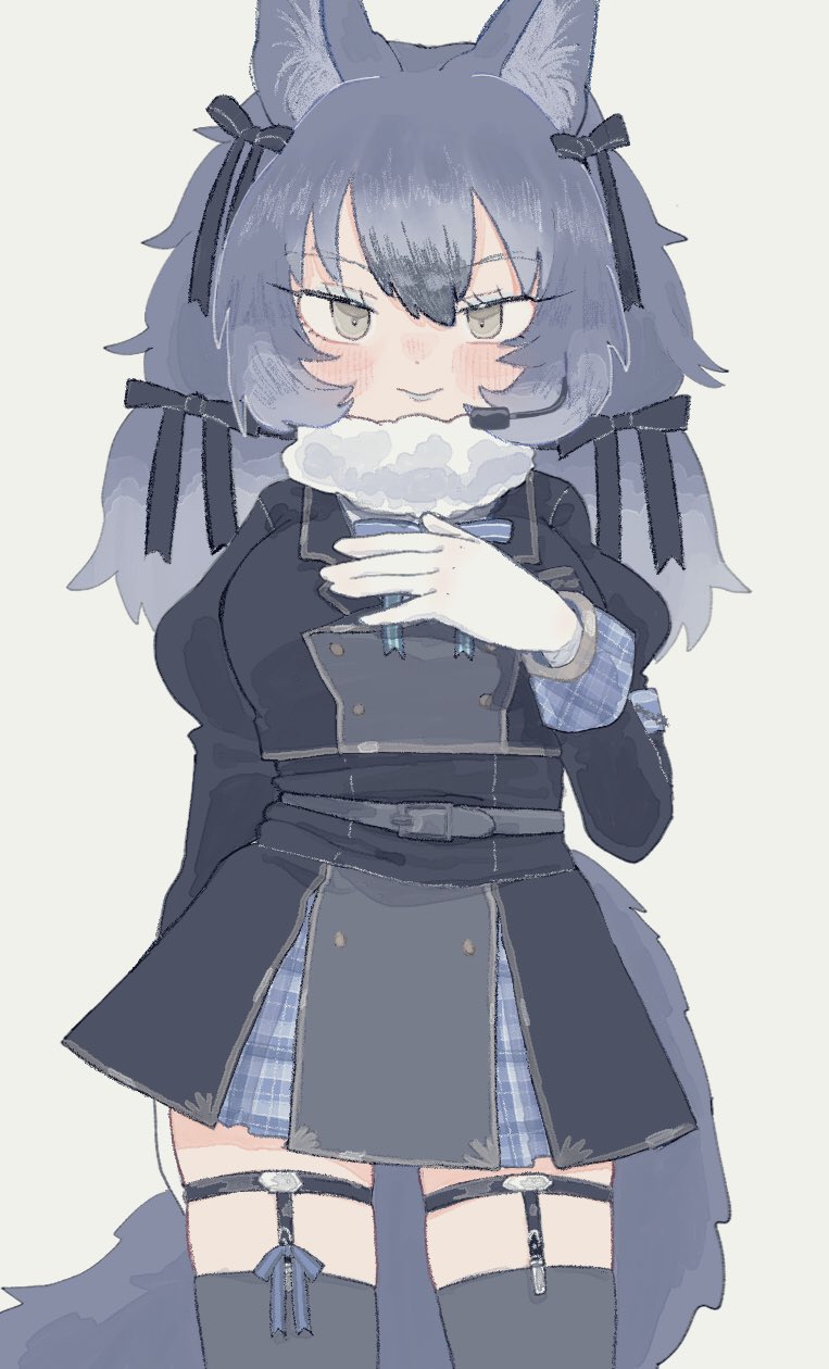 dire wolf (kemono friends and 1 more) drawn by shimazoenohibi
