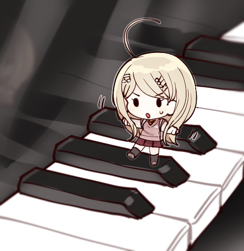 akamatsu kaede (danganronpa and 1 more) drawn by fc_(efushii)