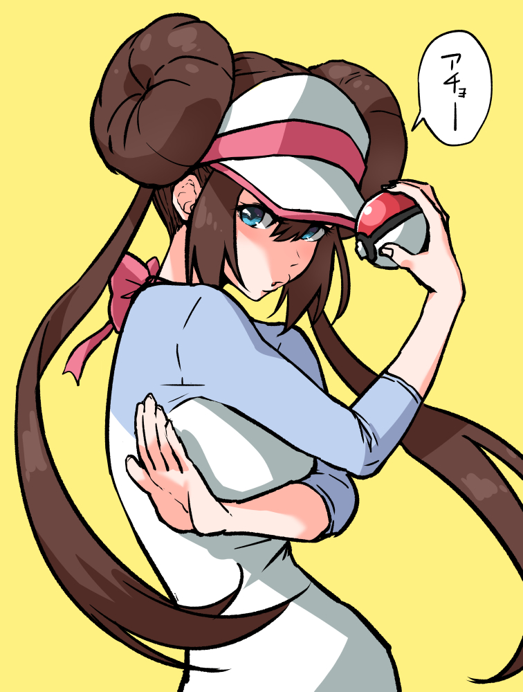 rosa (pokemon and 1 more) drawn by henriiku_(ahemaru)
