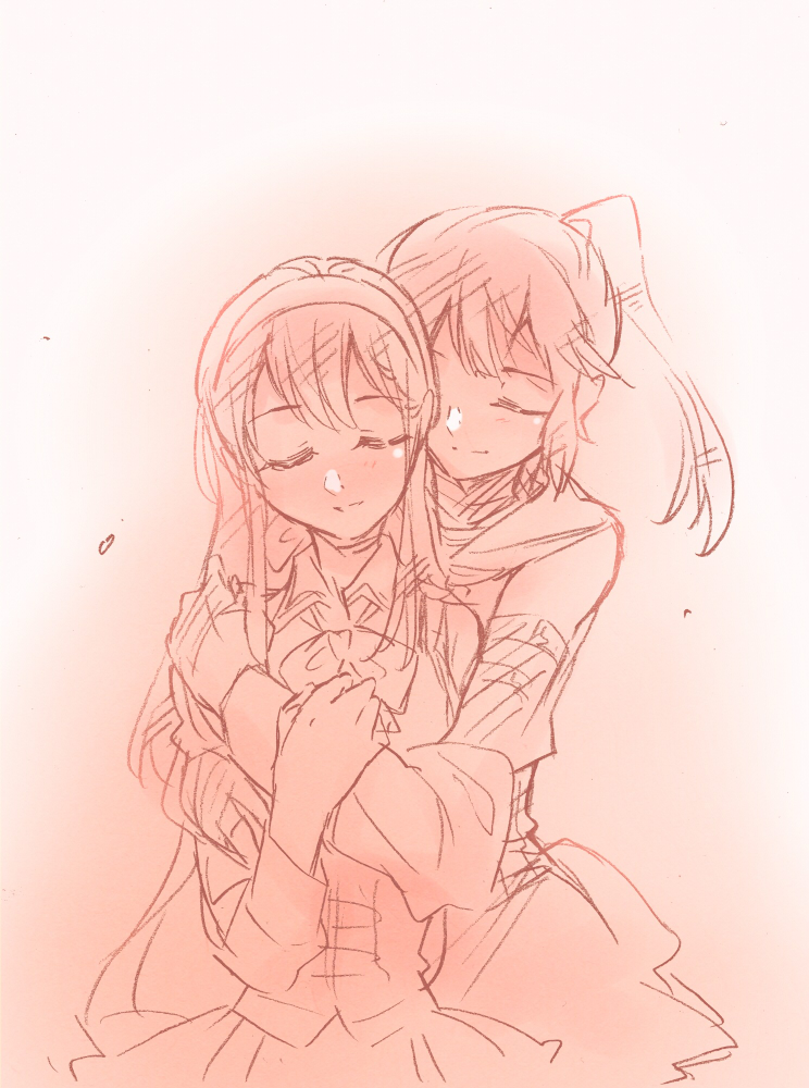 nagasawa yuki and kishimoto maria mirai (assault lily) drawn by santouka