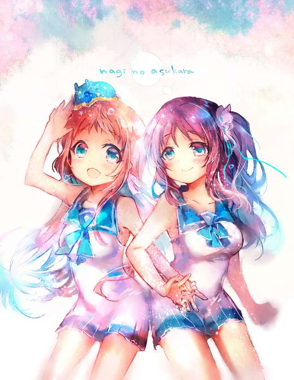 hiradaira chisaki and mukaido manaka (nagi no asukara) drawn by shigaraki_(strobe_blue)