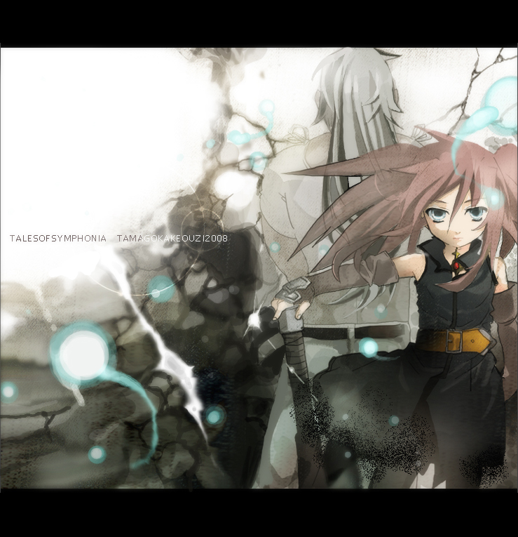 presea combatir and regal bryan (tales of and 1 more) drawn by tamago_kakeouji