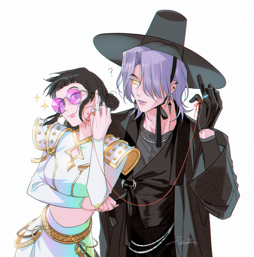 zoey and mystery (kpop demon hunters) drawn by juneseo