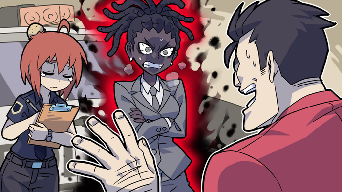 helltaker, police, and police swat (helltaker) drawn by kyo-hei_(kyouhei)
