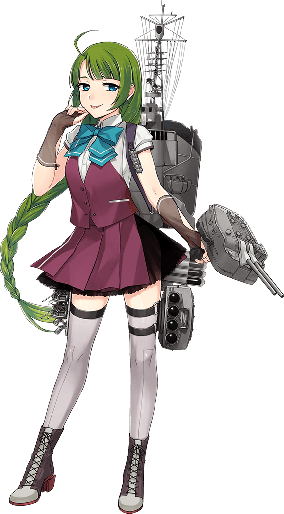 yuugumo and yuugumo kai ni (kantai collection) drawn by fujikawa