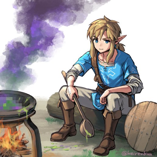link (the legend of zelda and 1 more) drawn by monbetsu_kuniharu