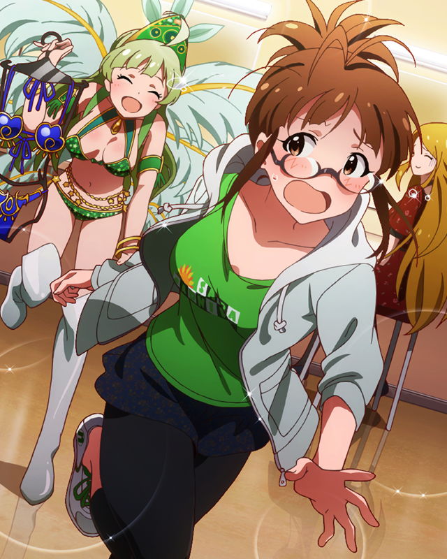 akizuki ritsuko, shimabara elena, and shinomiya karen (idolmaster and 1 more)