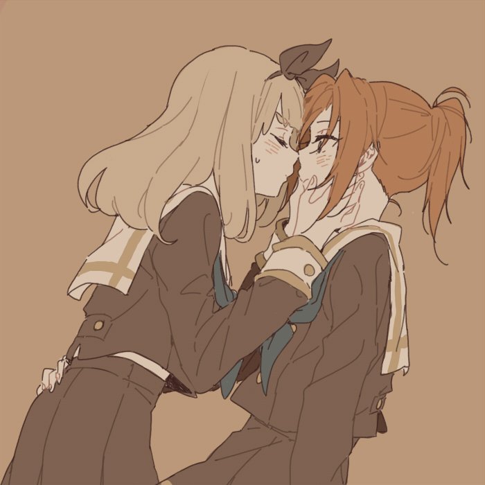 nakagawa natsuki and yoshikawa yuuko (hibike! euphonium) drawn by ree_(re-19)