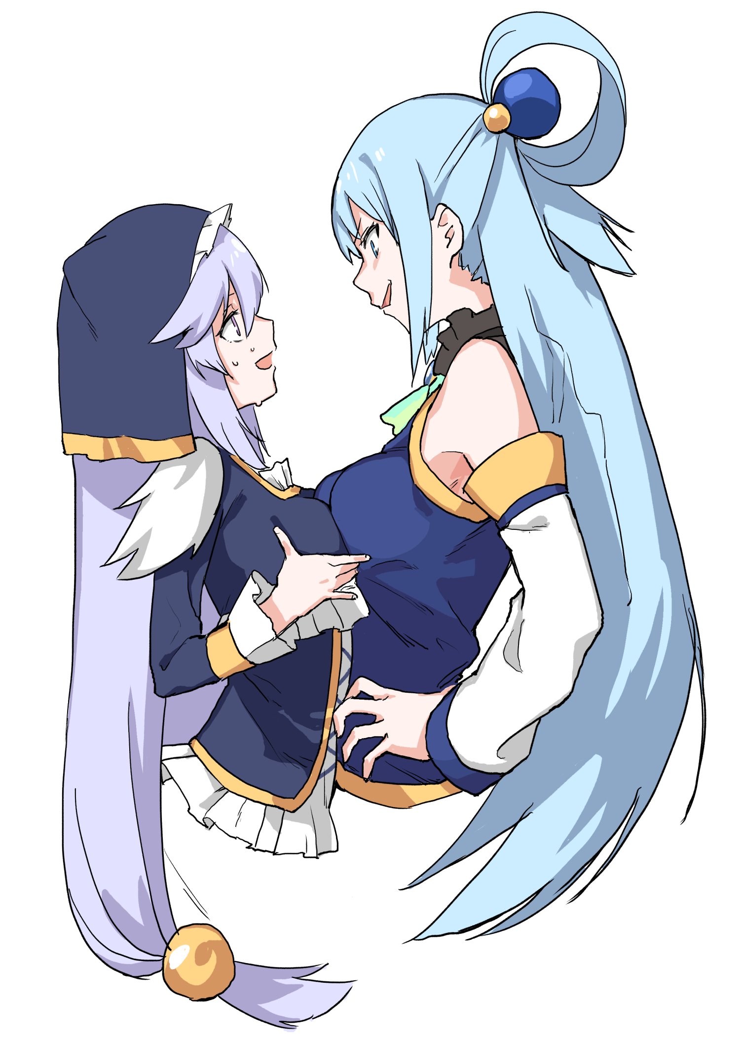 Aqua And Eris Kono Subarashii Sekai Ni Shukufuku Wo Drawn By Muchi Maro Danbooru Aqua And Eris Kono Subarashii Sekai Ni Shukufuku Wo Drawn By Muchi Maro Danbooru