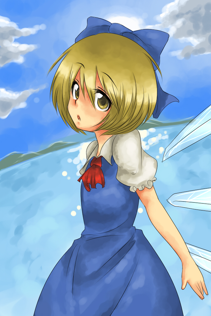 cirno and lunasa prismriver (touhou) drawn by harusame_(unmei_no_ikasumi)