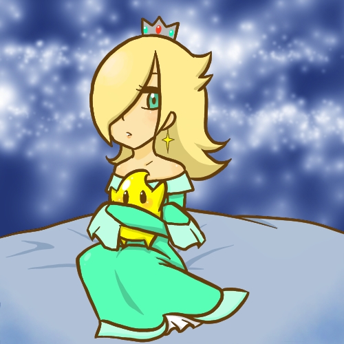 rosalina and luma (mario and 1 more) drawn by marisu_(marisu)