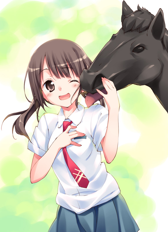 okita sawa and sabure (tari tari) drawn by hoshizaki_hikaru