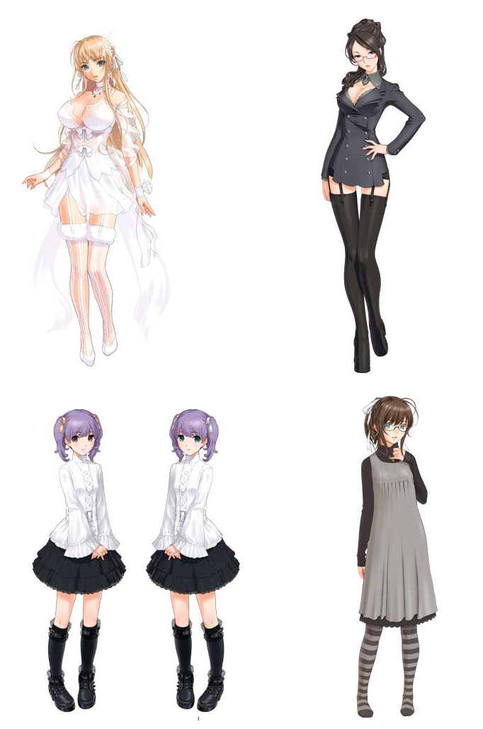saotome maria, saotome marimo, mirai, runa, and rina (sex life) drawn by sano_toshihide