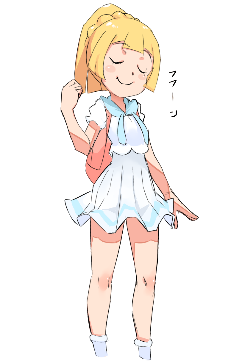 lillie (pokemon and 1 more) drawn by nyonn24