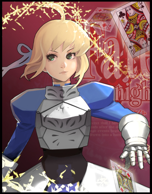 artoria pendragon and saber (fate and 1 more) drawn by steward_b