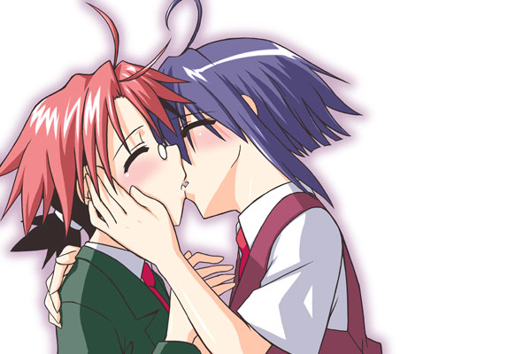 miyazaki nodoka and negi springfield (mahou sensei negima!) drawn by mikagami_sou