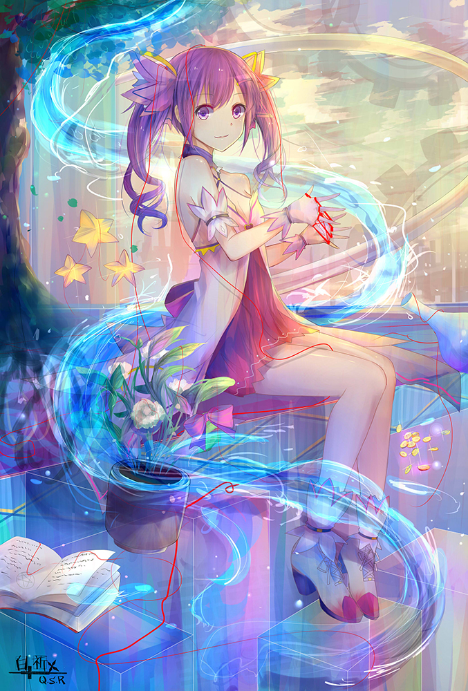 aisha landar and dimension witch (elsword) drawn by bai_qi-qsr
