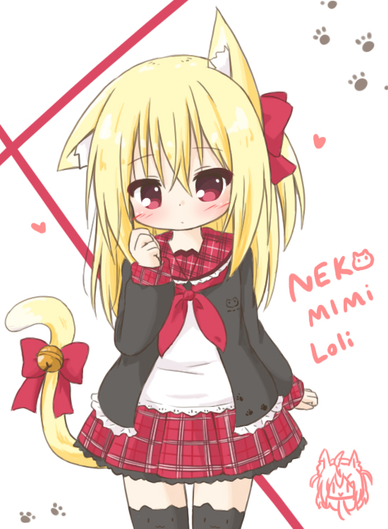 blonde dog girl (original) drawn by ri-net