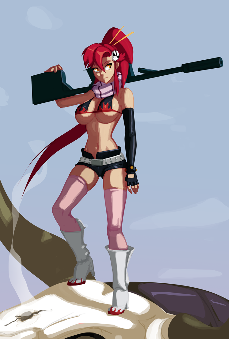yoko littner (tengen toppa gurren lagann) drawn by morganagod