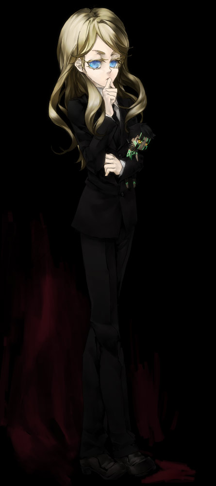 demi-fiend, lucifer, and louis cypher (shin megami tensei and 1 more) drawn by ginko_(sekainoowari)