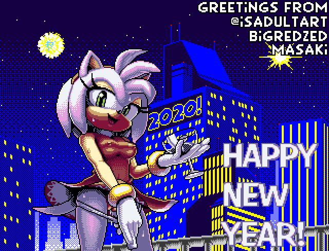 amy rose (sonic) drawn by rockthebull