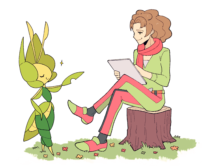 leavanny and burgh (pokemon and 1 more) drawn by jaho
