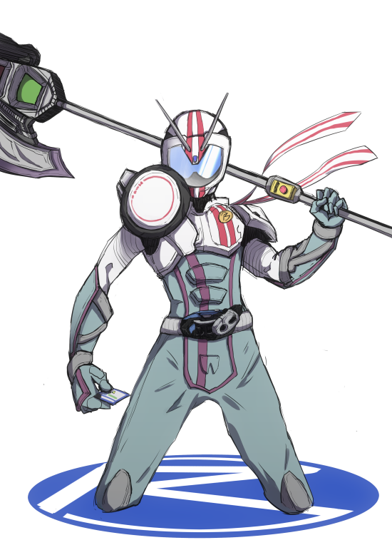 kamen rider mach and kamen rider chaser mach (kamen rider and 1 more) drawn by wakigami_taine