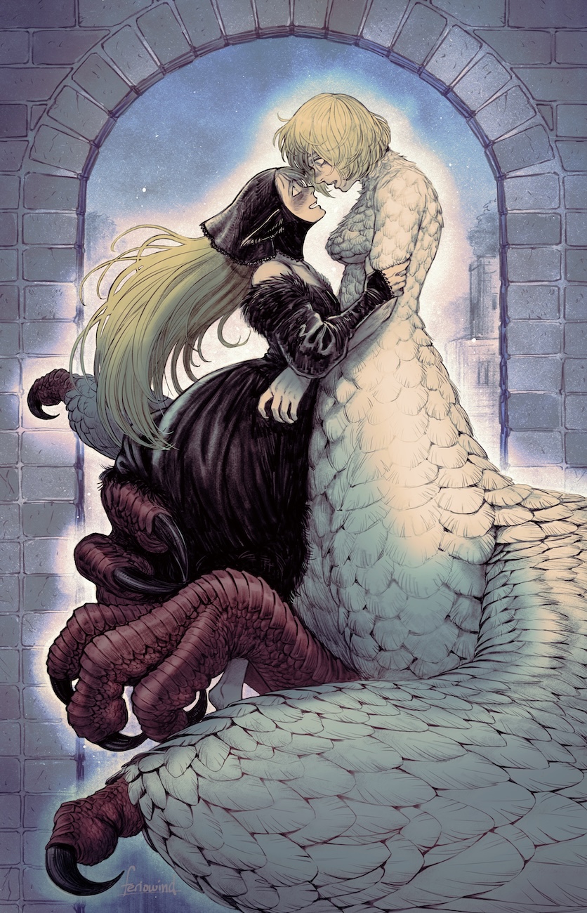 marcille donato and falin touden (dungeon meshi) drawn by feriowind