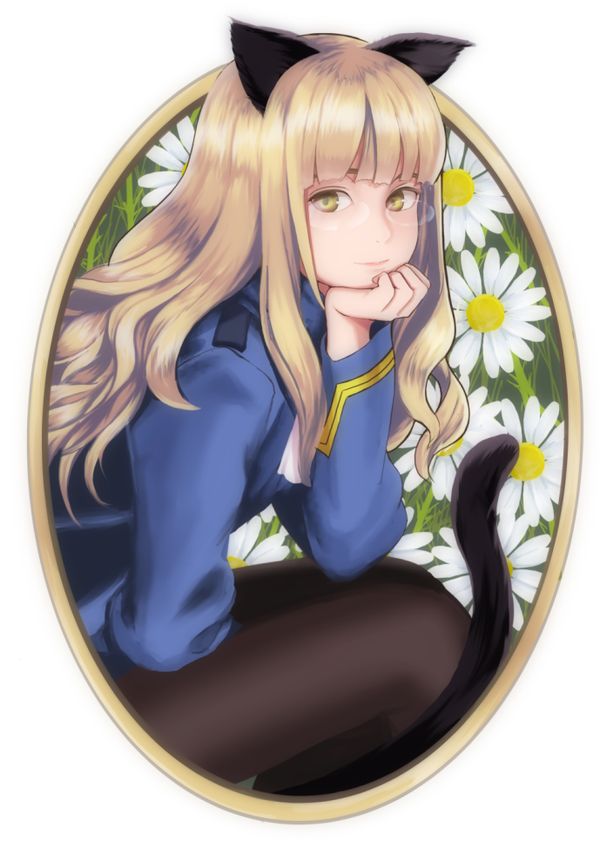 perrine h. clostermann (world witches series and 1 more) drawn by goji_(five_clock)