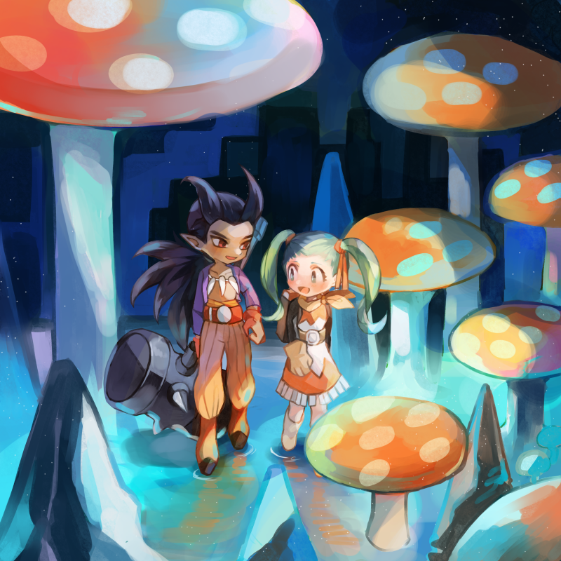 sidoh and female builder (dragon quest and 1 more) drawn by hotaro_(bread_fusa)