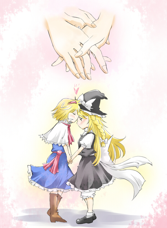kirisame marisa and alice margatroid (touhou) drawn by non_(z-art)