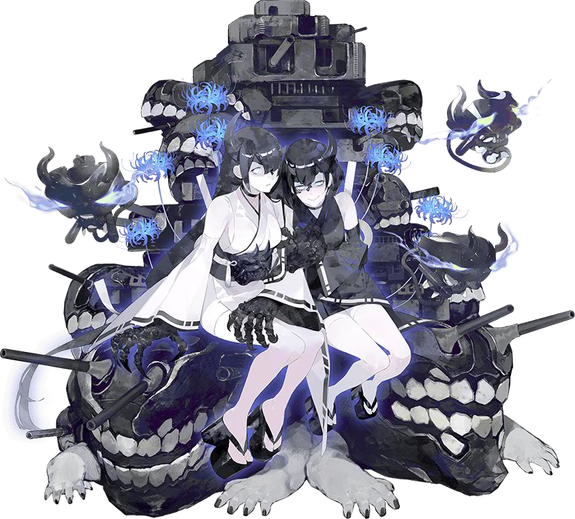 pt imp group and night strait princess (kantai collection) drawn by akira_(kadokawa)