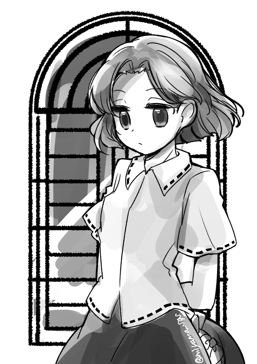usami renko (touhou and 1 more) drawn by tama_(hiroshige_36)