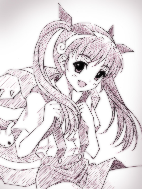 hachikuji mayoi (monogatari and 1 more) drawn by ryunnu