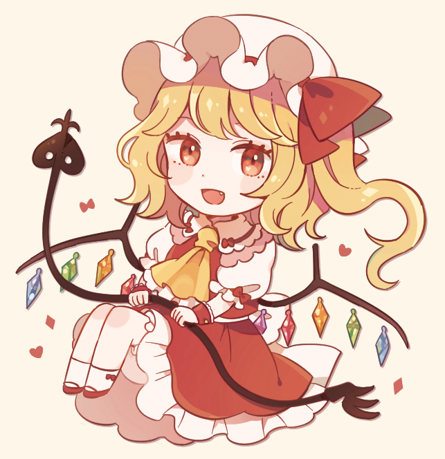 flandre scarlet (touhou) drawn by mozukuzu_(manukedori)