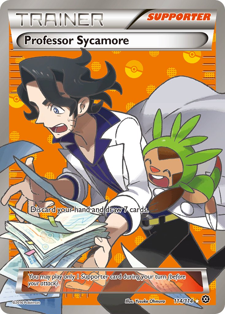 chespin and professor sycamore (pokemon and 2 more) drawn by oomura_yuusuke