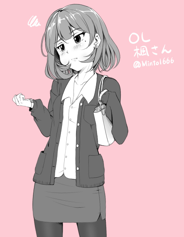 takagaki kaede (idolmaster and 1 more) drawn by mintol_(qool+)