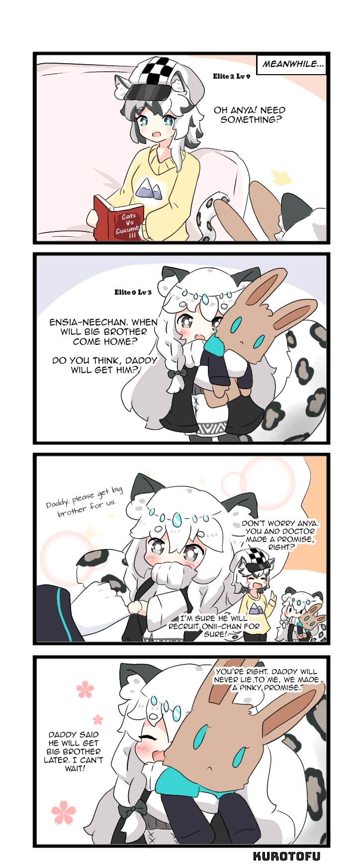 doctor, pramanix, and cliffheart (arknights) drawn by kurotofu